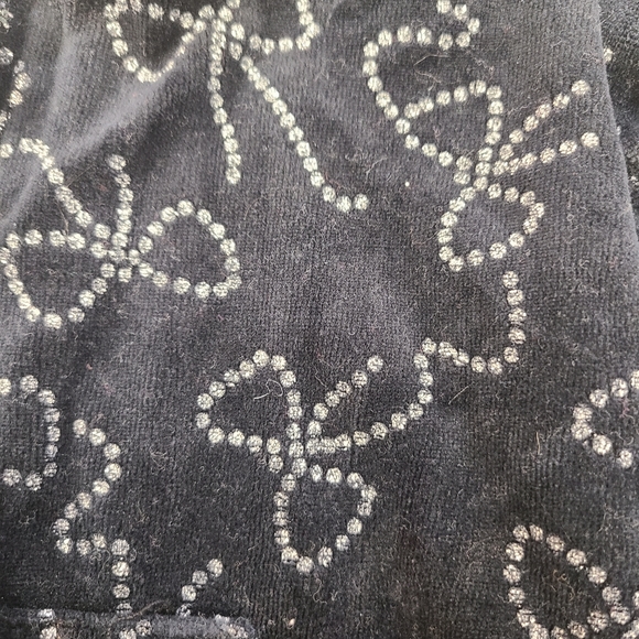 Girls black and sparkly zip up sweatshirt - Picture 2 of 4